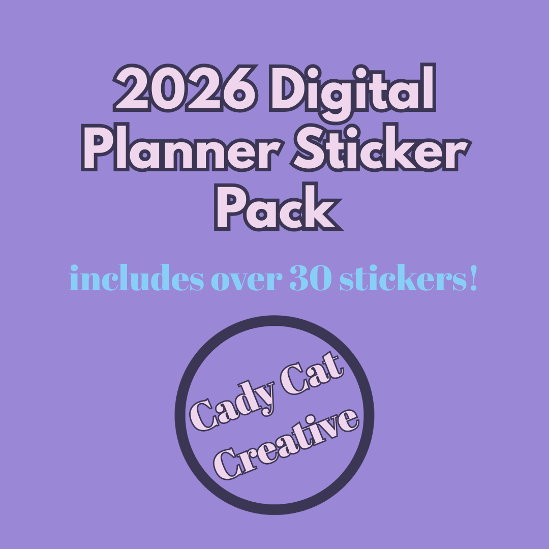 2026 Digital Planning Sticker Pack