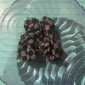 Black & Gray Checkered Cotton Scrunchie