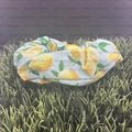 Kitchen Lemons Cotton Scrunchie