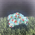 Springtime Ladybugs Cotton Scrunchie