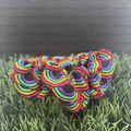 Rainbow Arches Cotton Scrunchie
