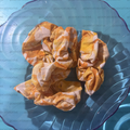 Yellow Tie Dye Cotton Scrunchie