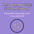 Personal Productivity Notion Dashboard