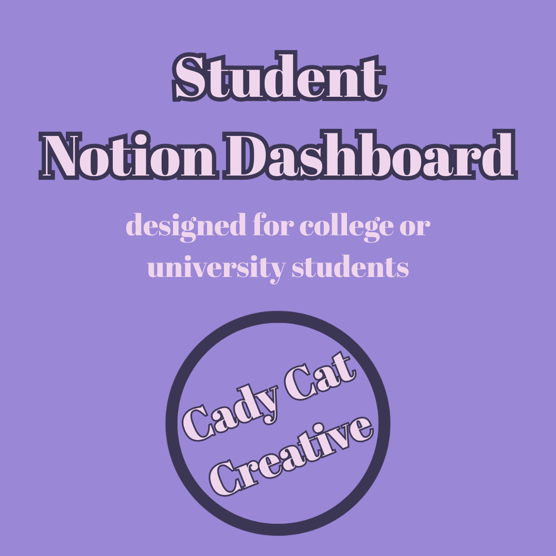 Student Notion Dashboard